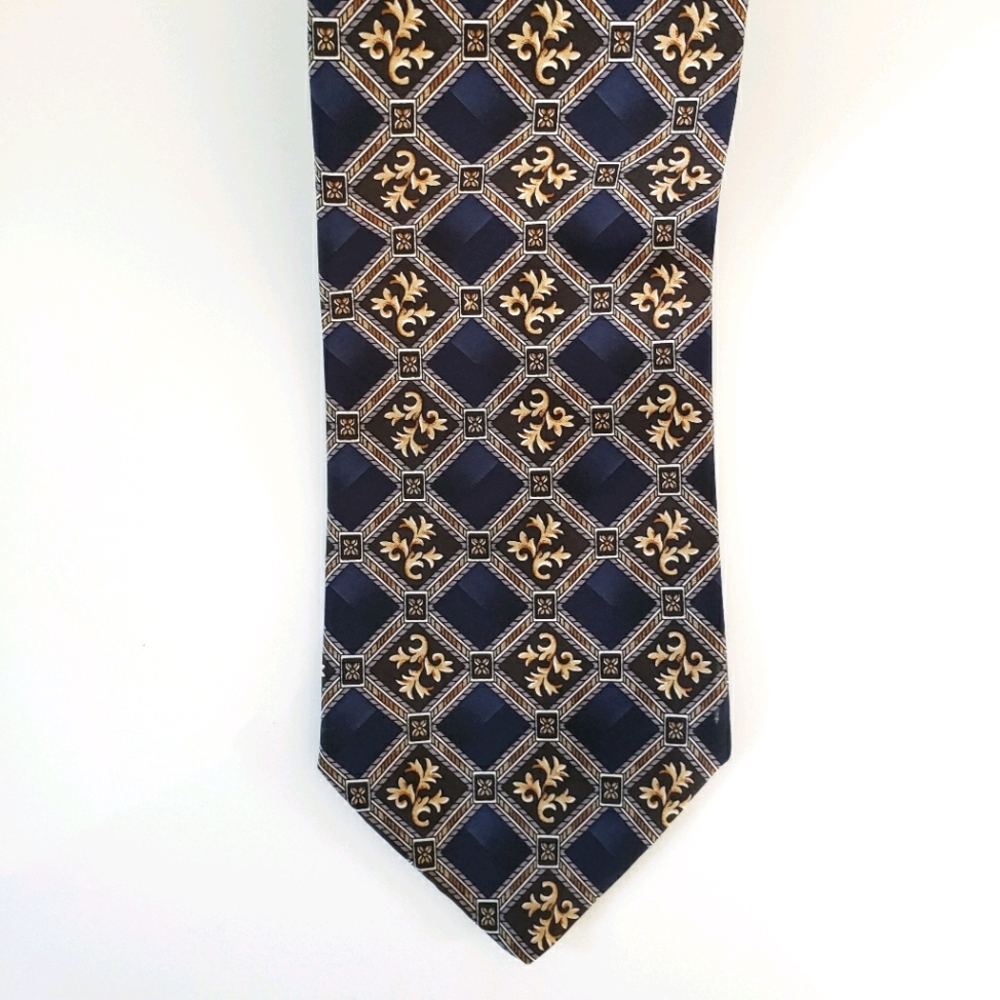Men's Navy Silk Tie